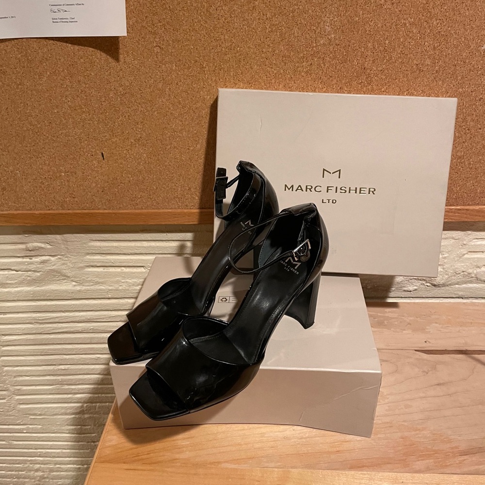 Marc Fisher Open Toe Platform Heels